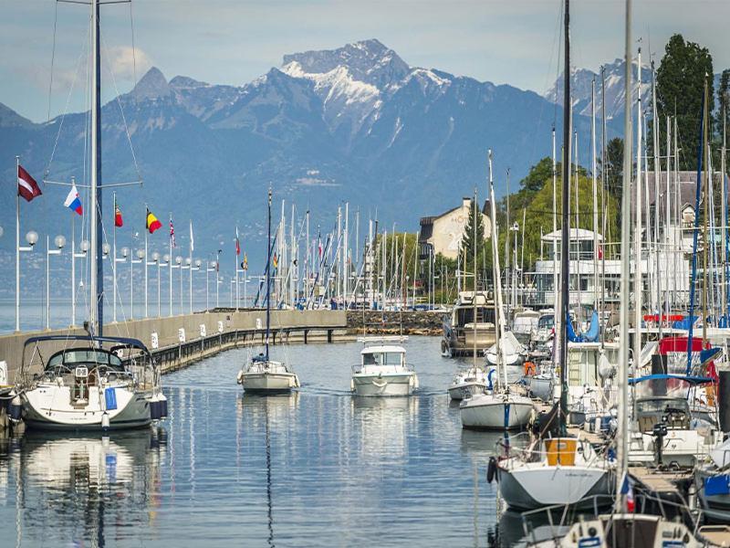 Royal Park Lake View Apartment Évian-les-Bains Esterno foto
